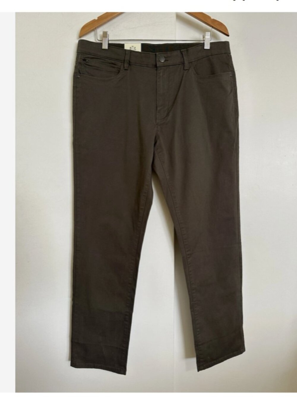 ENGLISH LAUNDRY Tan Chinos Pants NWT 36x32 Measures 36x31 Military Green